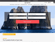 Tablet Screenshot of capri.net