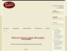 Tablet Screenshot of capri.co.at