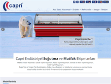 Tablet Screenshot of capri.com.tr