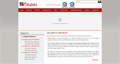 Desktop Screenshot of capri.net.in