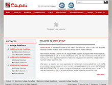 Tablet Screenshot of capri.net.in